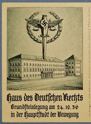 House of German Justice Postcard