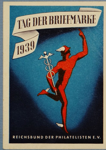 1939 Tag Der Briefmarke Postcard