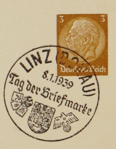1939 Tag Der Briefmarke Postcard