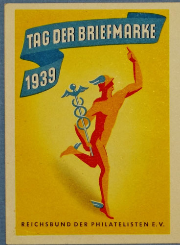 1939 Tag Der Briefmarked Postcard