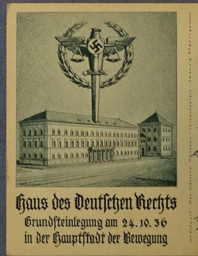 House of German Justice Postcard