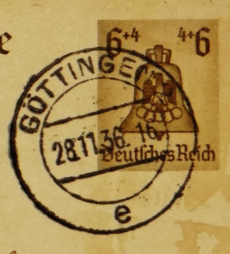 1936 Berlin Olympic Games in Berlin Postcard