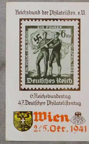 1941 Vienna Commemorative Postcard