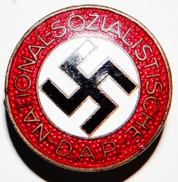 RZM M1/25 Marked NSDAP Enamel Party Badge RZM M1/25 Marked NSDAP Enamel Party Badge