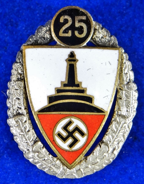 Type II 25 Year Kyffhauserbund Member's Badge Type II 25 Year Kyffhauserbund Member's Badge