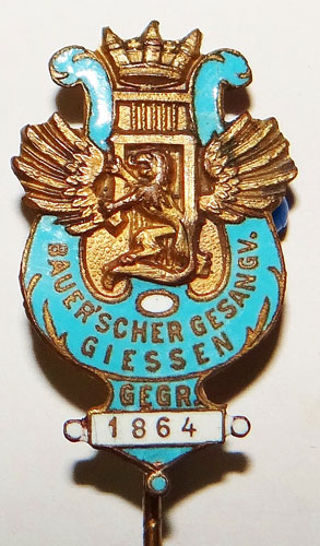 1864 Enamel Stick Pin