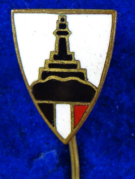 Type I "Kyffhauserbund" Enamel Member's Stick Pin Type I "Kyffhauserbund" Enamel Member's Stick Pin