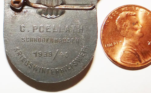 Munchen 1939/40 WHW Donation Tinnie