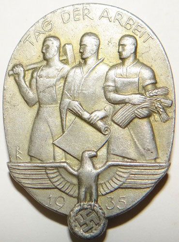 1935 Tag Der Arbeit Tinnie