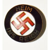 HEIM INS REICH Enamel Badge
