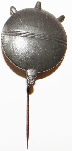 Small Metal Torpedo Stick Pin