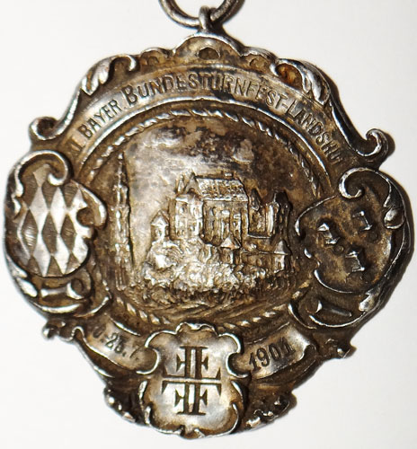 1901 Bavarian Federal Gymnastics Festival Medal