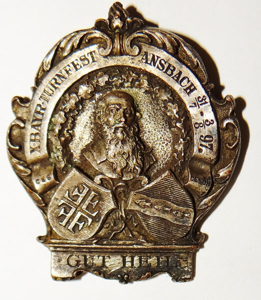 1897 Bavarian Gymnastics Badge