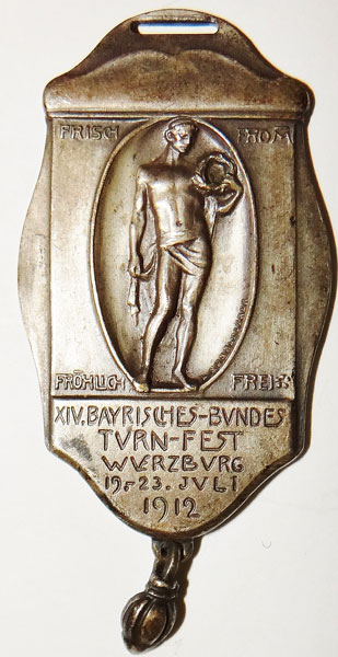 1912 Bavarian TVRN-FEST Association Medal