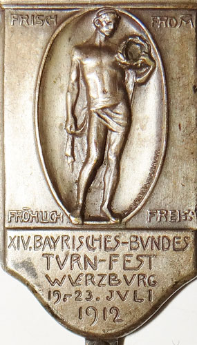 1912 Bavarian TVRN-FEST Association Medal