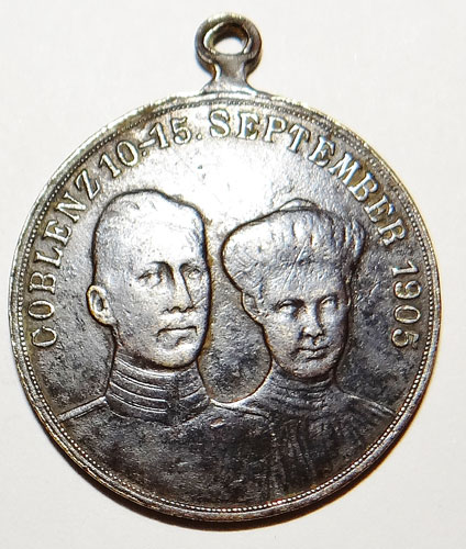 1905 Kaisertage Coblenz Medal