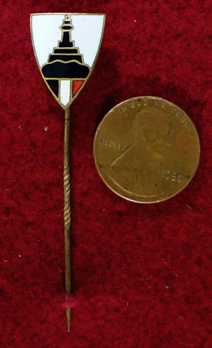 Pre Nazi "Kyffhauserbund" Enamel Member's Stick Pin