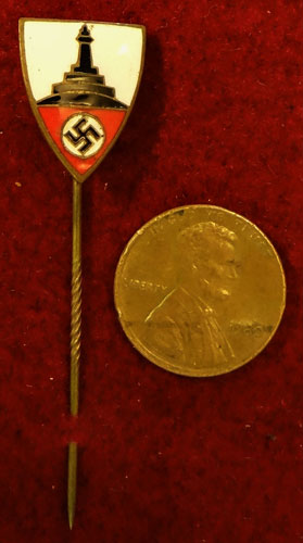 Nazi Kyffhauserbund Enamel Member's Stick Pin
