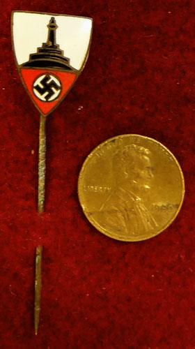 Nazi Kyffhauserbund Enamel Member's Stick Pin