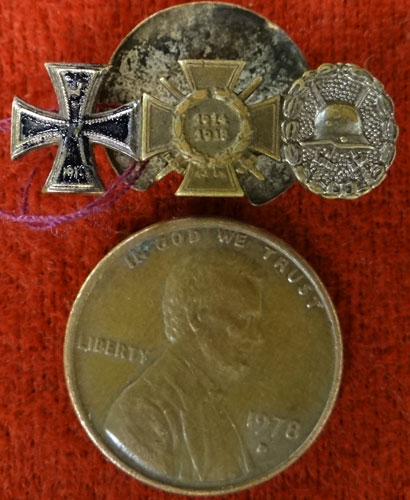 Three Place Award Lapel Badge