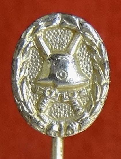 WW I Silver Wound Badge Stick Pin
