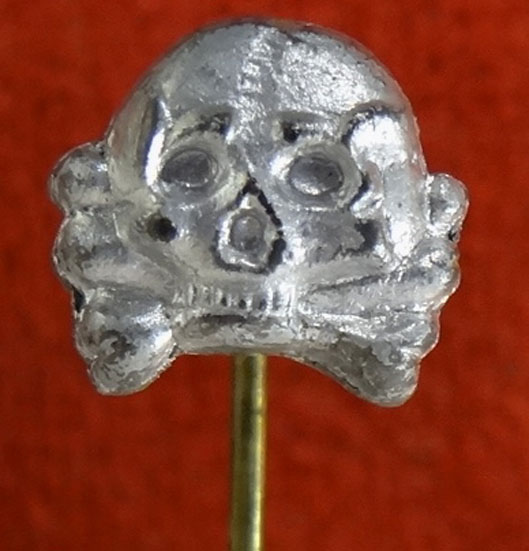 Panzer Type Skull Stick Pin