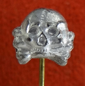 Panzer Type Skull Stick Pin