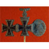 WW I & WWII Four Place Award Stick Pin