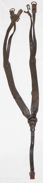 German WW II Combat "Y" Straps with "D" Rings German WW II Combat "Y" Straps with "D" Rings