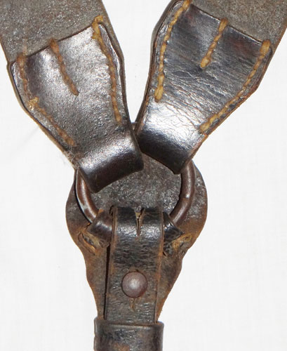 German WW II Combat "Y" Straps with "D" Rings
