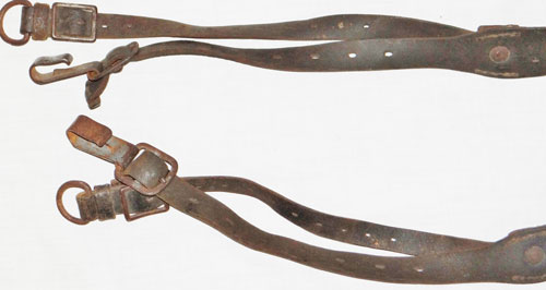 German WW II Combat "Y" Straps with "D" Rings