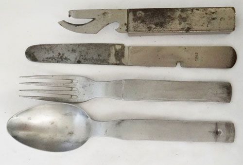 German WW II Combination Eating Cutlery Set