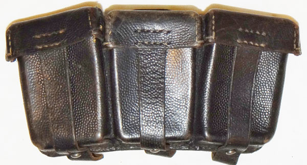 German WW II Leather 98K Ammunition Pouch German WW II Leather 98K Ammunition Pouch