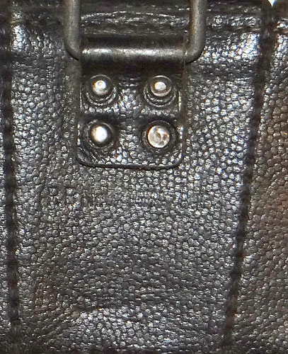 NAMED WW II Leather 98K Ammunition Pouch
