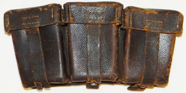 German WW II Leather 98K Ammunition Pouch