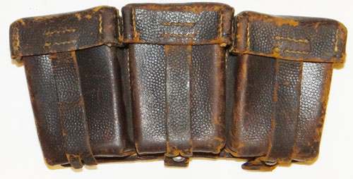 German WW II Leather 98K Ammunition Pouch