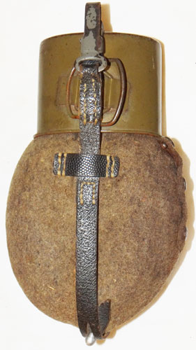 German WW II Early Leather Shovel Carrier