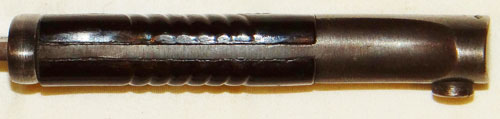 WW II German 98K Bayonet with Matching Numbers with Leather Frog