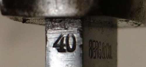 98K Bayonet by "BERG & CO." Mismatched with Leather Frog