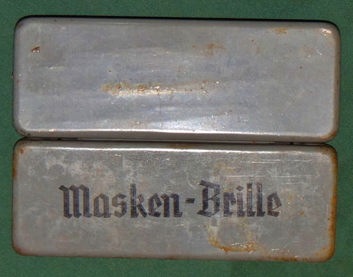 WW II German Gas Mask Spectacle Case
