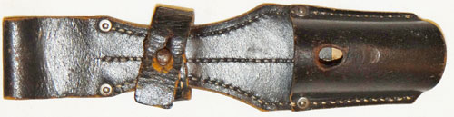 WW II 42 Dated German 98K Leather Bayonet Frog