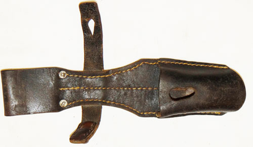 WW II German 98K Leather Bayonet Frog