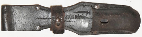 WW II German 98K Leather Bayonet Frog