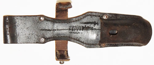 WW II German 98K Leather Bayonet Frog