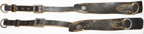 German WW II Leather Equipment Straps