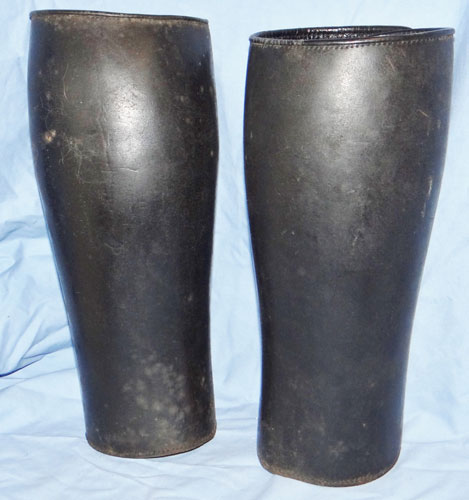 WW II German Leather OFFICERS Gaiters