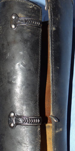WW II German Leather OFFICERS Gaiters