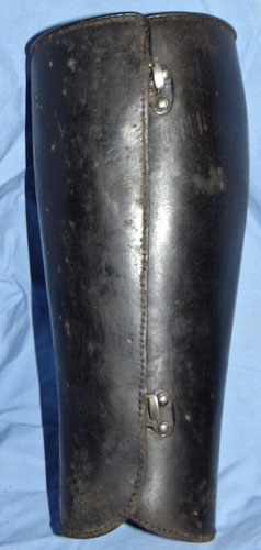 WW II German Leather OFFICERS Gaiters