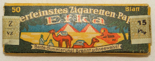 German WW II Pack of Cigarette Paper