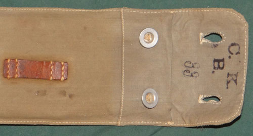 WW II Swiss Army Tent Pole & Pegs with Bag